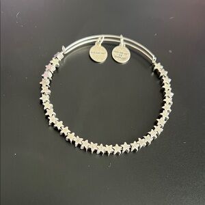 Alex and Ani Silver Star Charm Bracelet